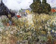 Vincent Van Gogh Mlle.Gachet in Her Garden at Auvers-sur-Oise Sweden oil painting artist